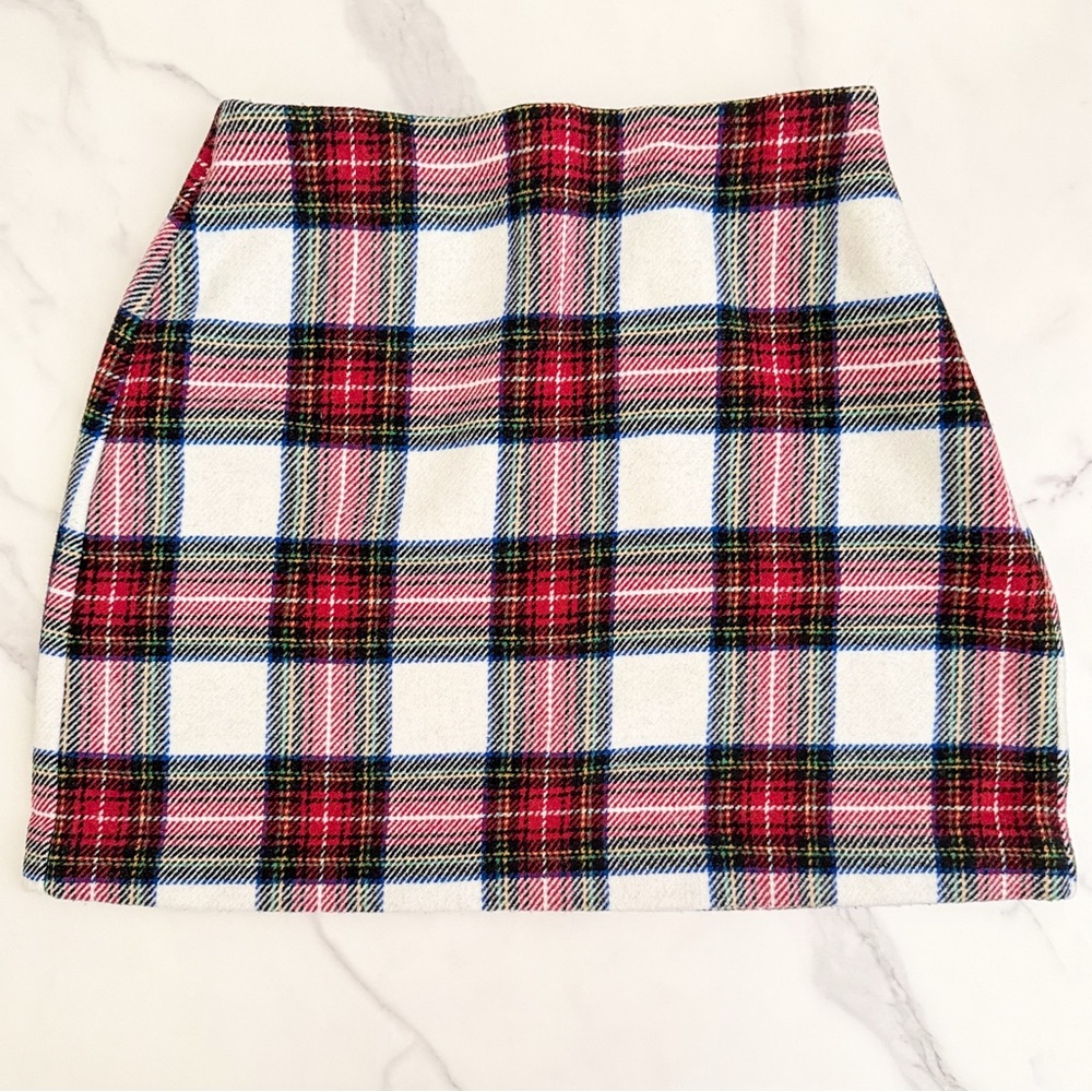 Abercrombie & Fitch Plaid Mini Skirt